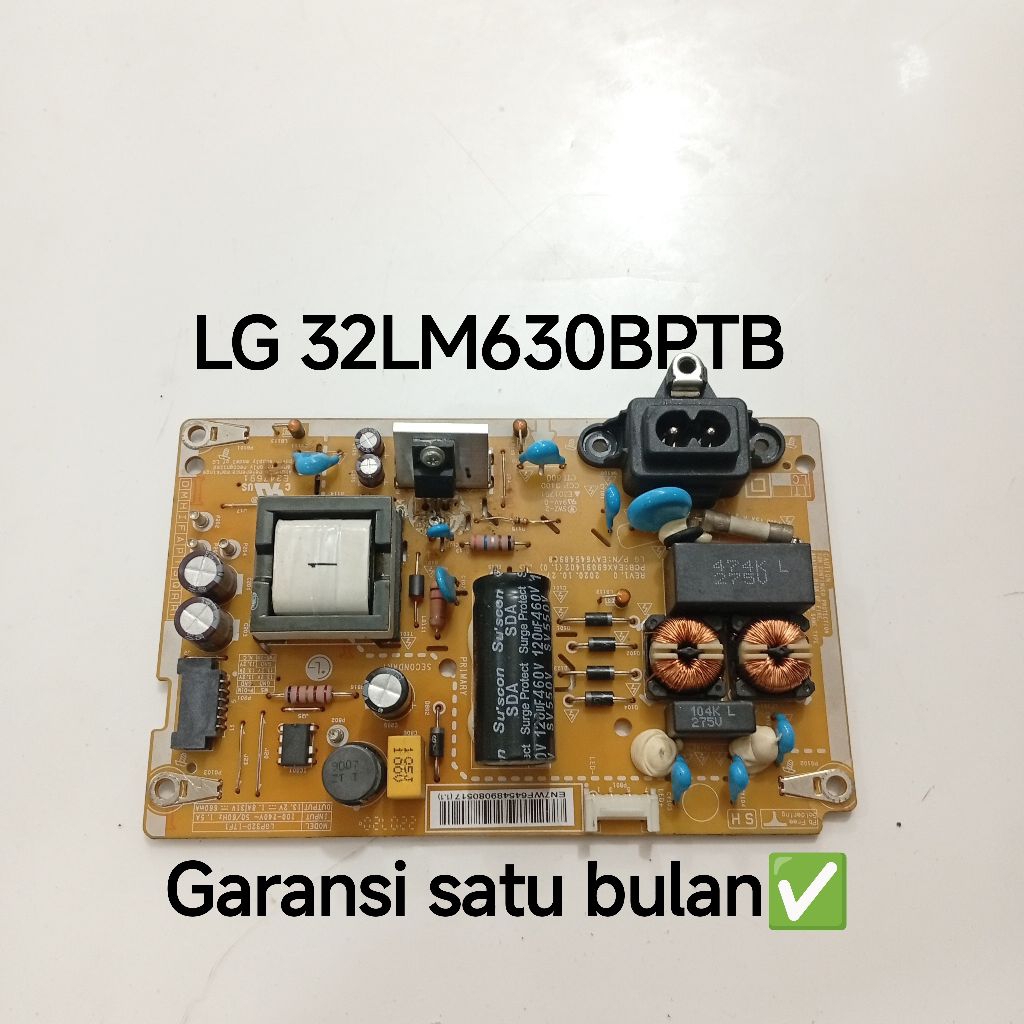 PSU POWER SUPPLY REGULATOR TV LG 32LM630BPTB - PSU POWER SUPPLY REGULATOR TV LG 32LM630BPTB