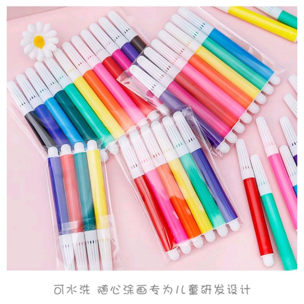 

Pensil Warna Cair isi 6/12 warna SPIDOL MINI 6 WARNA /Pena cat air anak pena warna 6 buah pena kecil dalam kantong pena cat air berbahan dasar air yang dapat dicuci Pensil Warna Cair Spidol Mini Set DIY Spidol Mini Set 6 Warna Traveling Mewarnai Cat COD