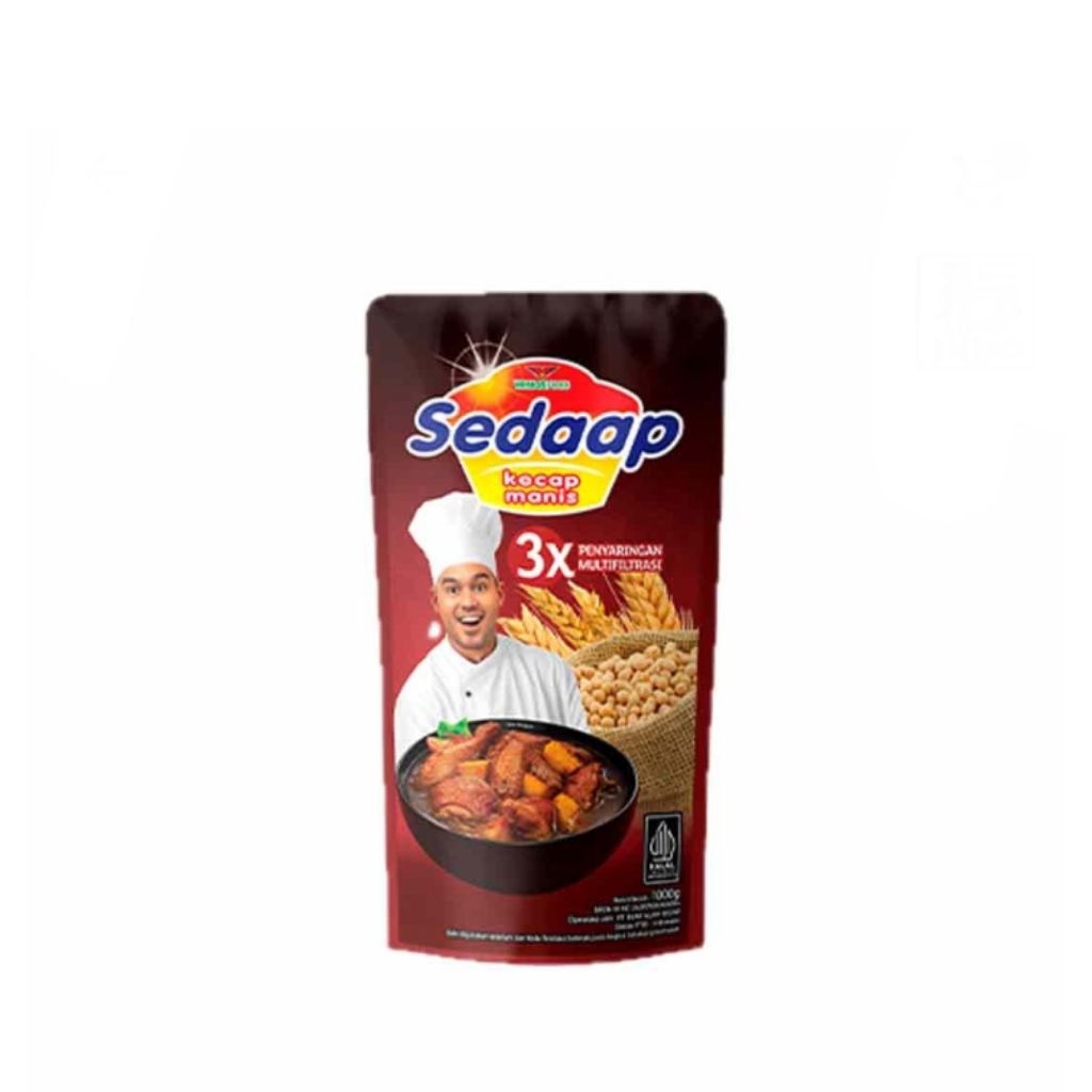 

sedaap kecap manis pouch 1000 gr