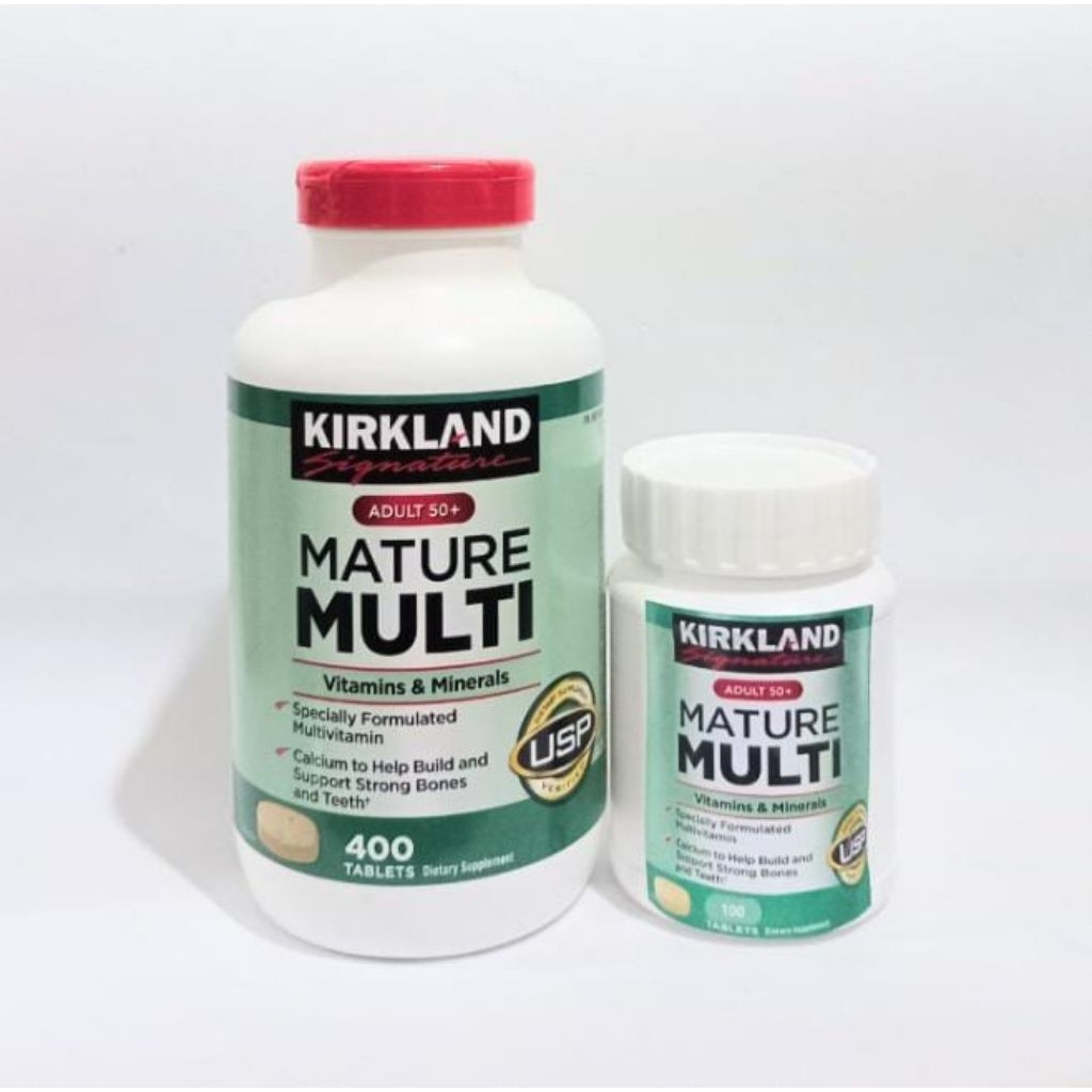 Kirkland Signature Adult 50+ Mature Multi 400 Tablets