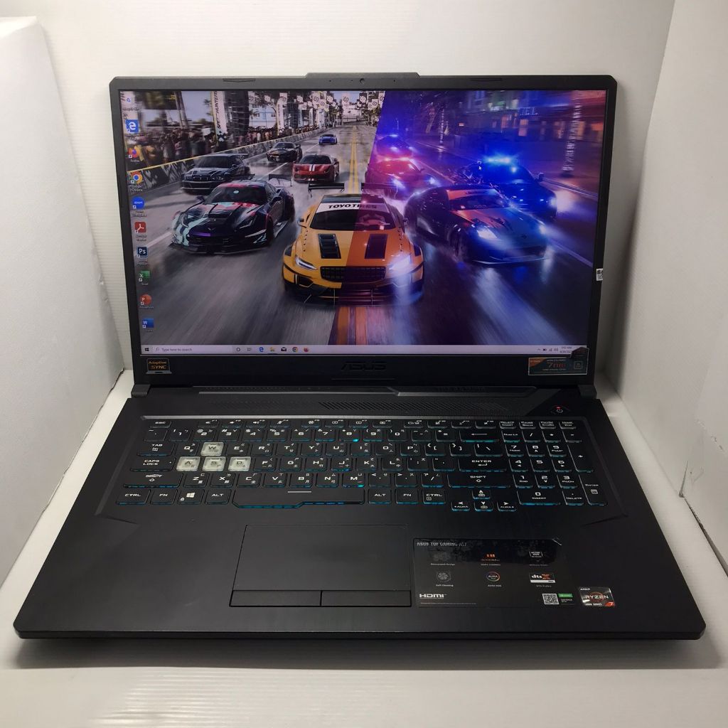 HOT SALE LAPTOP RARE17 INCH ASUS TUF A17 RYZEN 7 GTX 1650 16/256/1000 SSD 120HZ