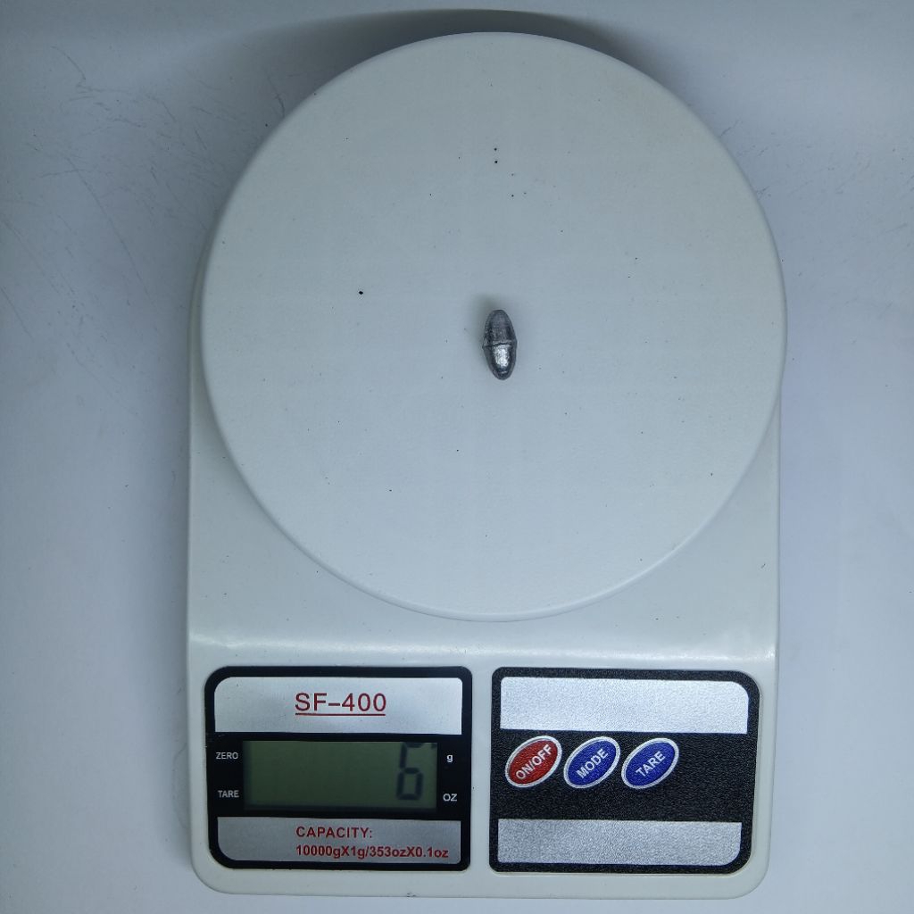 Timah Pancing Dasaran Pemberat 6 gramPelampung