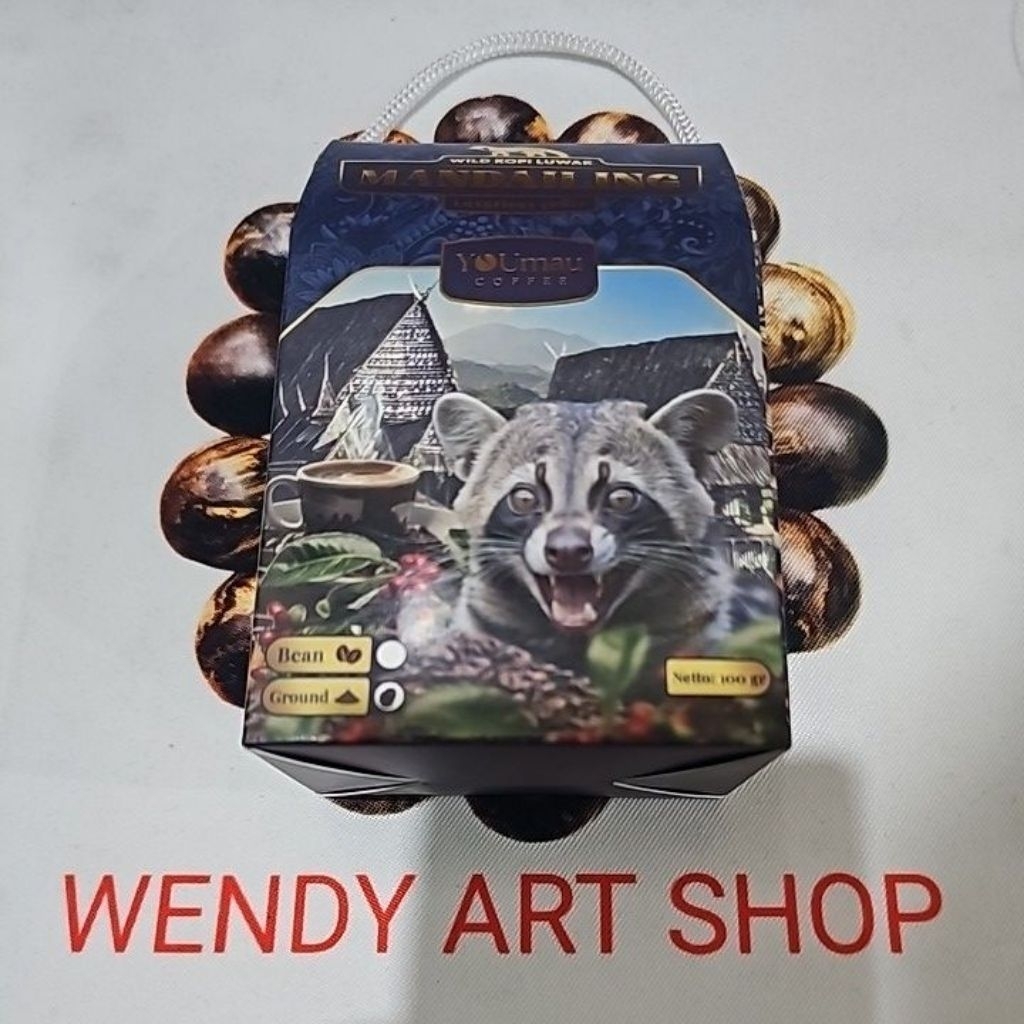 

Wild Kopi Luwak Mandailing Luxurious Coffee +/- 100 Gram