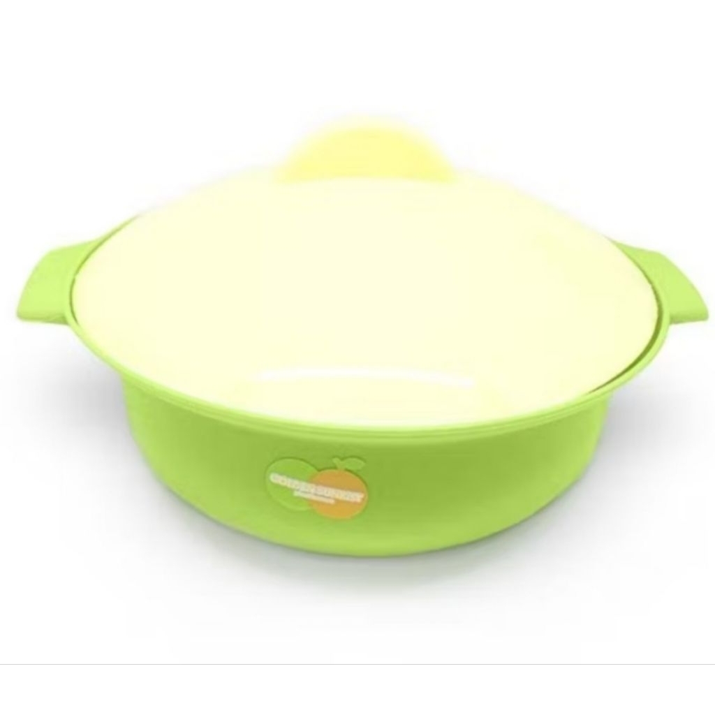 BASKOM SAJI TUTUP WARNA HIJAU GOLDEN SUNKIST BTB 2030 H