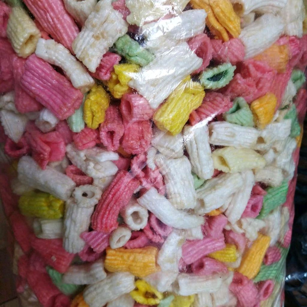 

kerupuk warna warni bolong matang berat 330gr