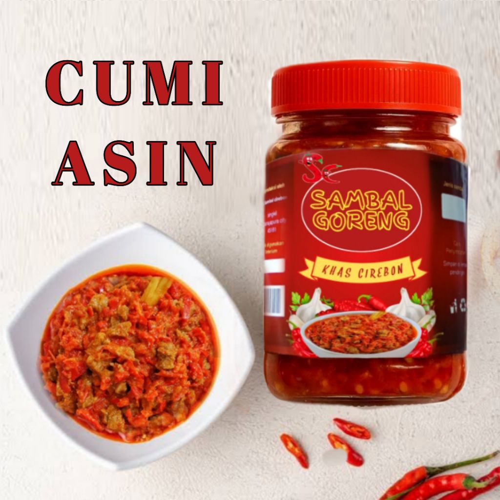 

SAMBAL GORENG CUMI ASIN khas cirebon pedes gurih mantul jehh..
