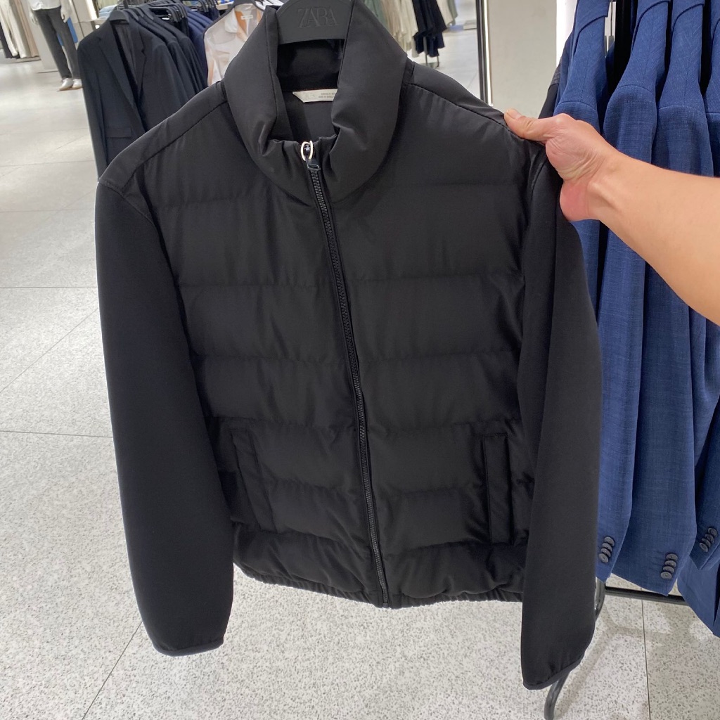 Jastipp. Puffer Jacket Winter Zipper Zara (Man)