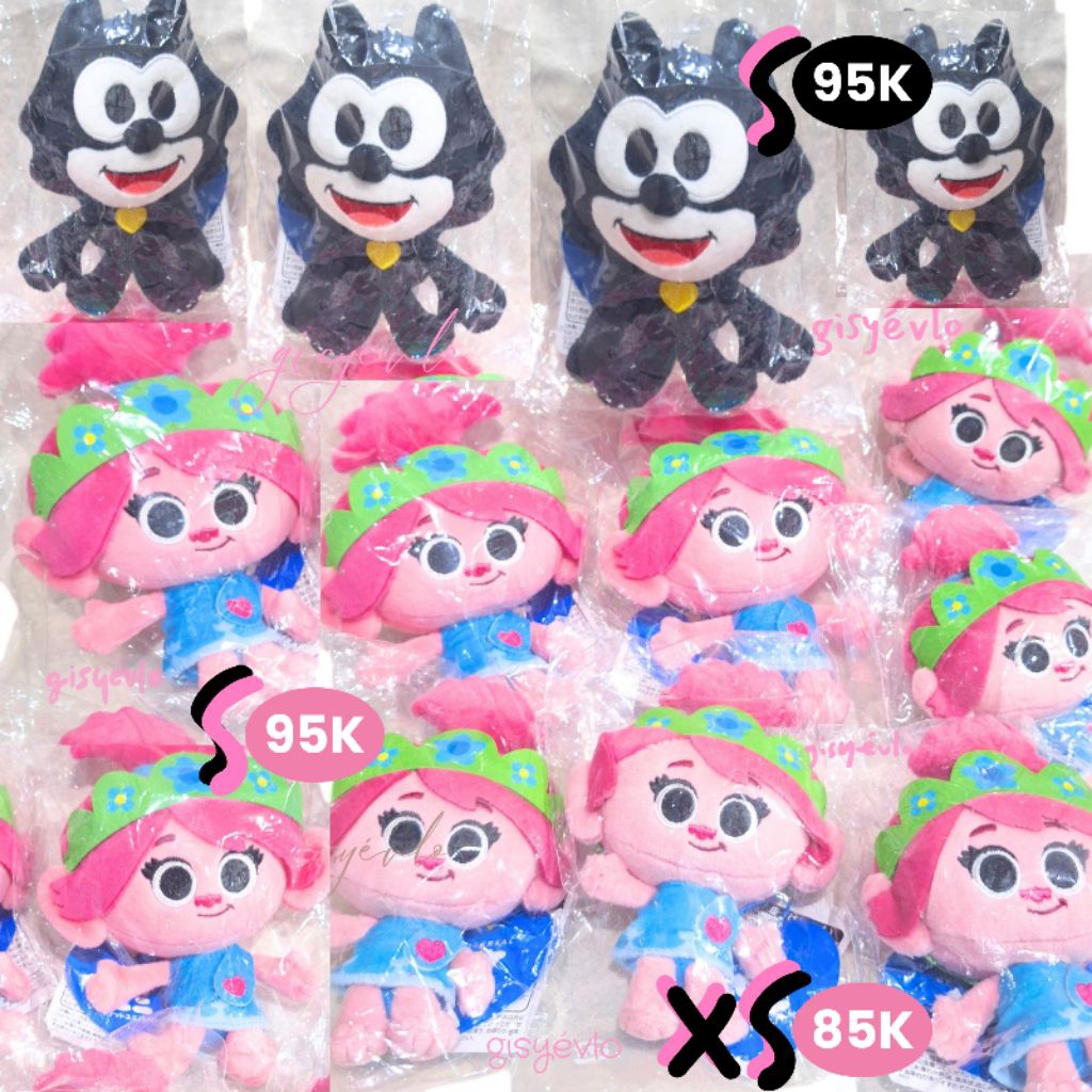 Pokeuni Poppy Felix | Trolls | Plush Keychain