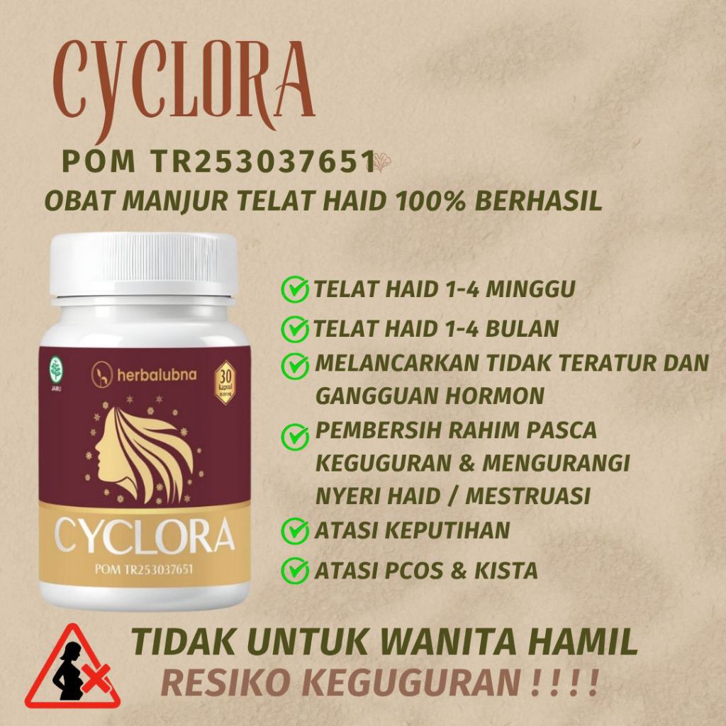herbal.cyclora.melancarkan.siklus.menstruasi