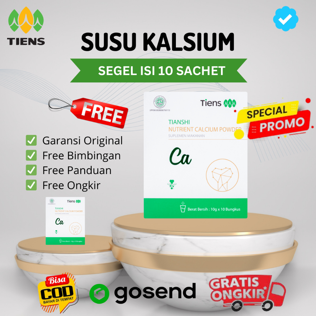 

Susu Kalsium Tiens Tianshi Nutrient Calcium Powder Murni Herbal Tinggi Calsium Nhcp Tulang Original