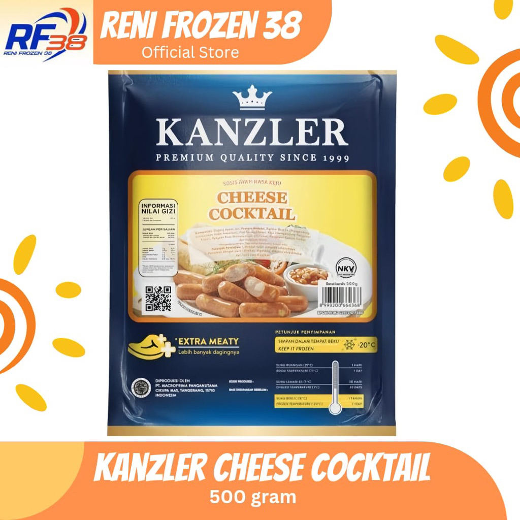 

Kanzler Cheese Cocktail 500 gram / Frozen Food / Reni Frozen 38