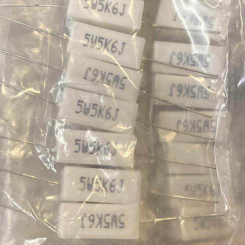 Resistor 5watt 5k6 resistor 5w 5k6 resistor kapur 5 watt 5k6