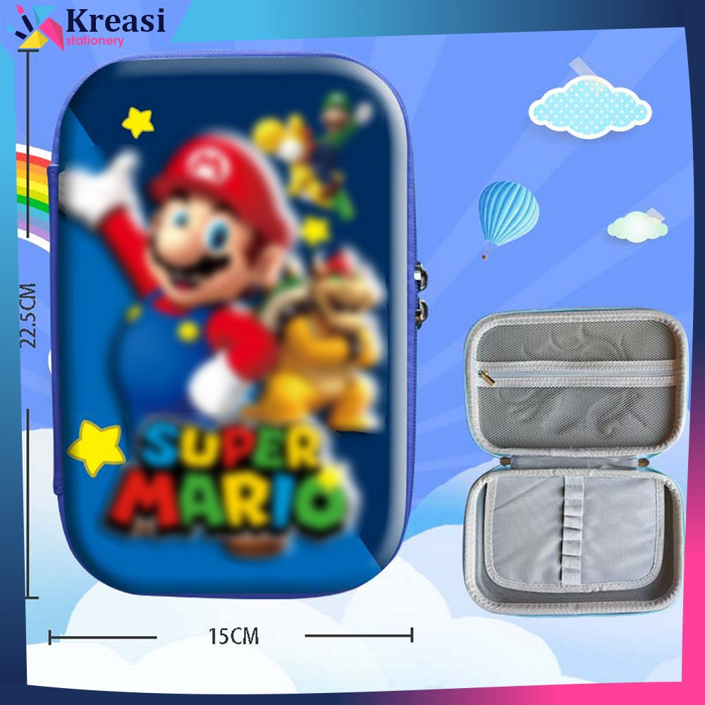 

EC Kotak Pensil Anak Sekolah 3D Karakter Kartun Gemoy / Tempat Pinsil Kotak Besar Alat Tulis Case Cartoon / Kotak Pensil Anak Alat Tulis Import Kreasi Stationery A82