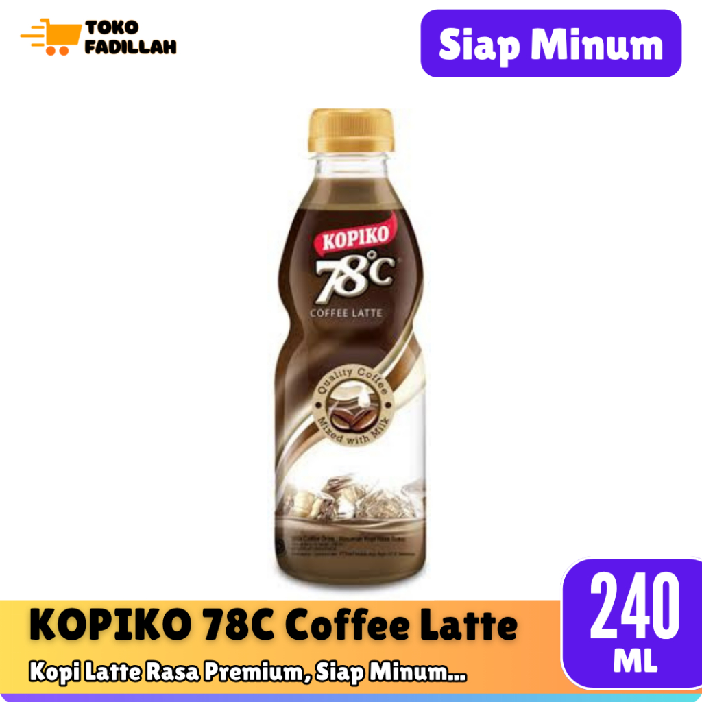 

Kopiko 78C Coffee Latte Botol 240ml