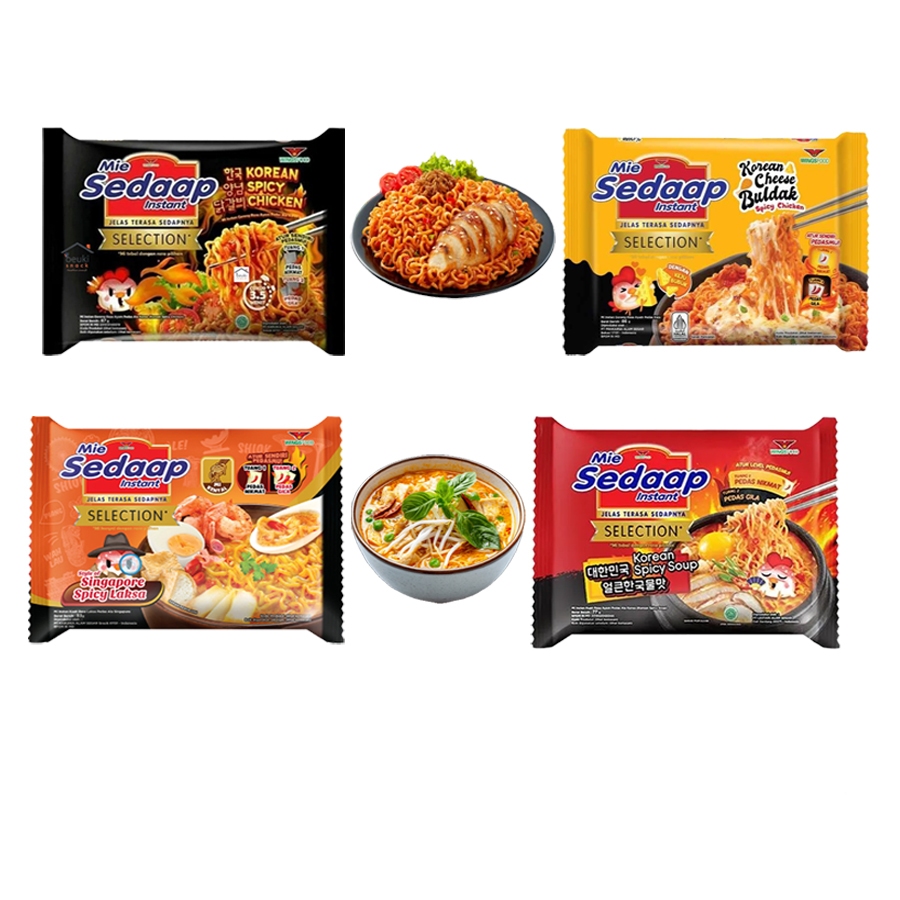 

Sedaap Mie Selection l Goreng & Kuah l All Variant l