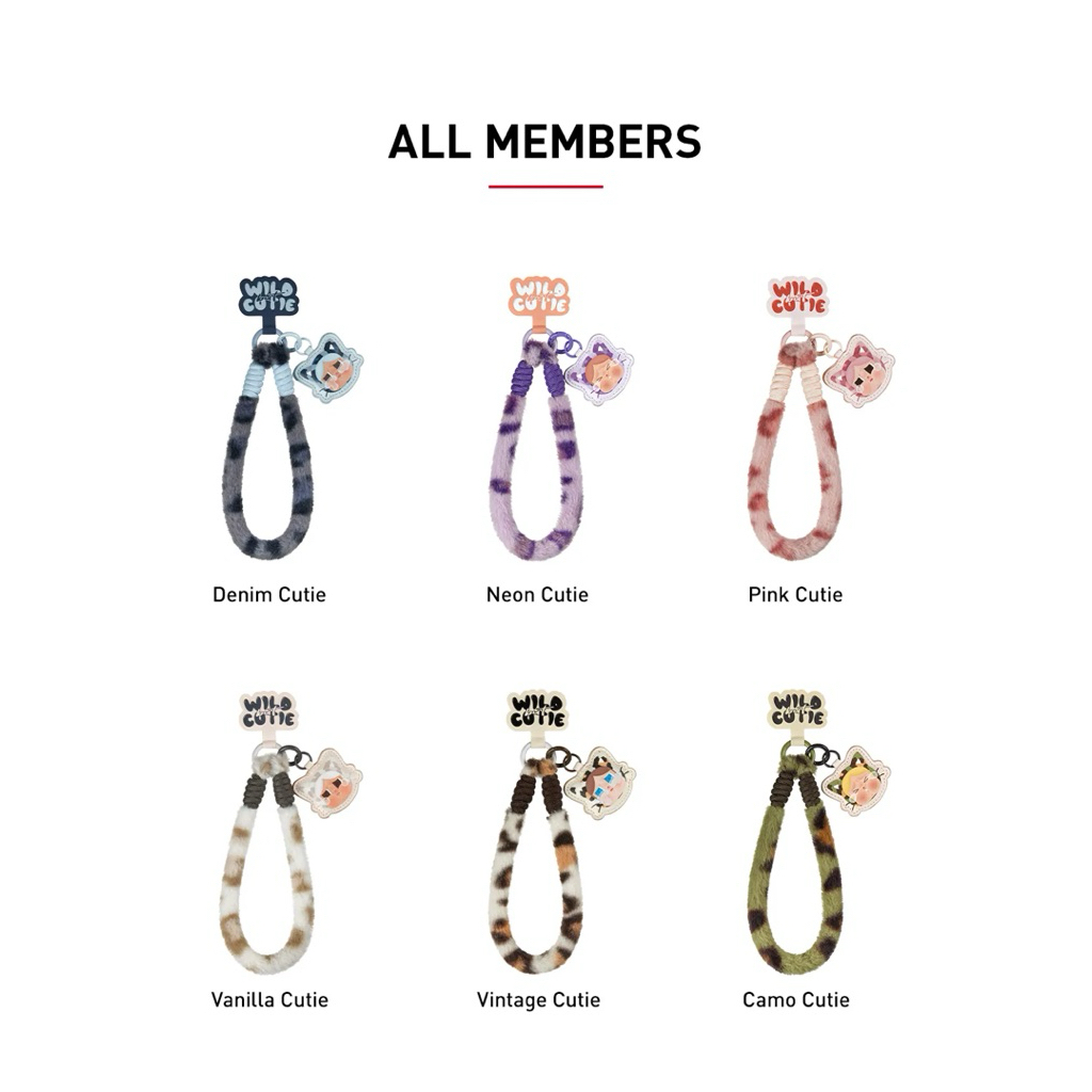 Popmart Strap Phone Wild But Cutie WBC