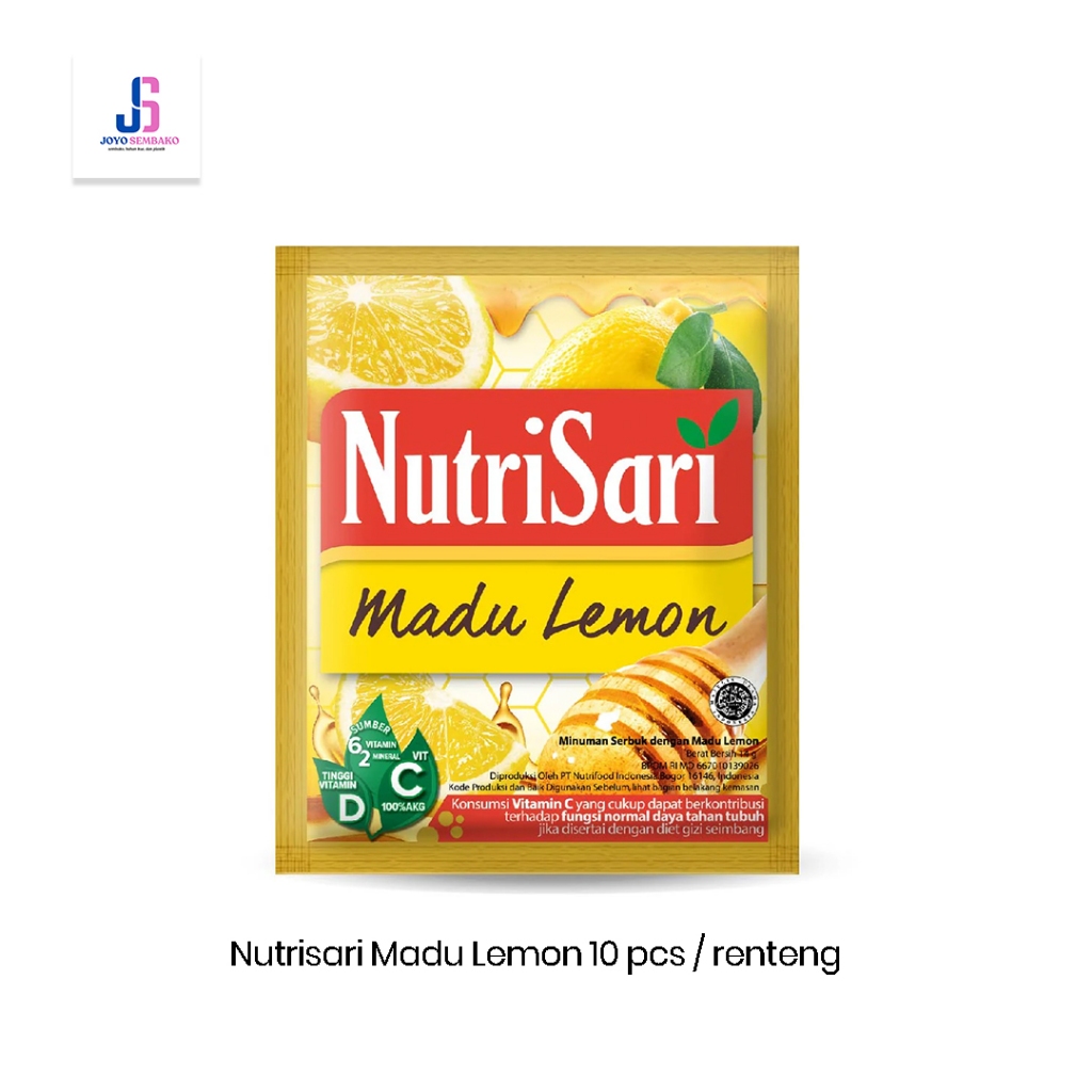 

NUTRISARI RASA MADU LEMON 10 PCS