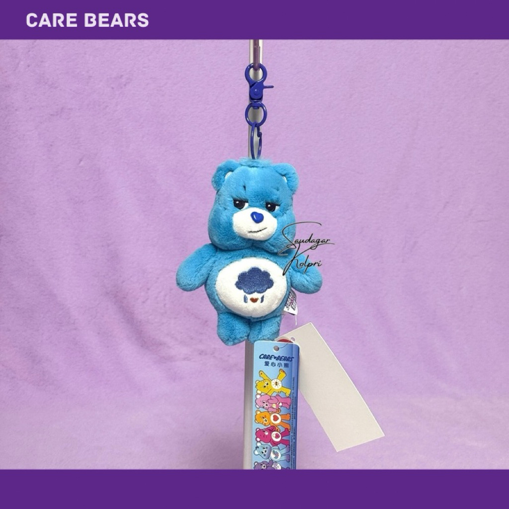 Keychain Boneka Grumpy Bear | Care Bears Gantungan Kunci Ganci