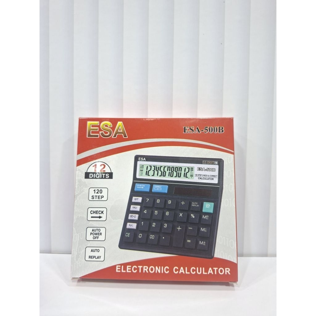 

Kalkulator Calculator ESA-500B 12 Digit