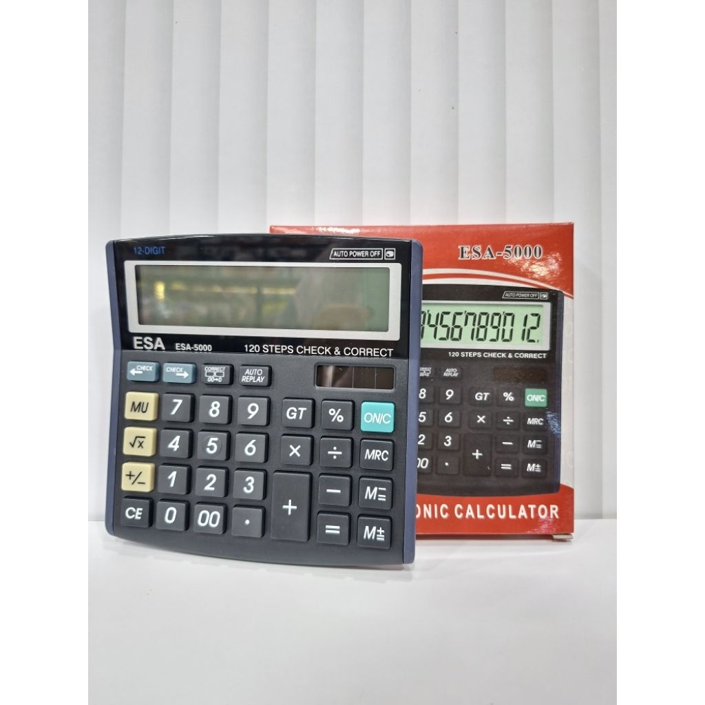 

Kalkulator Calculator ESA-5000 12 Digit
