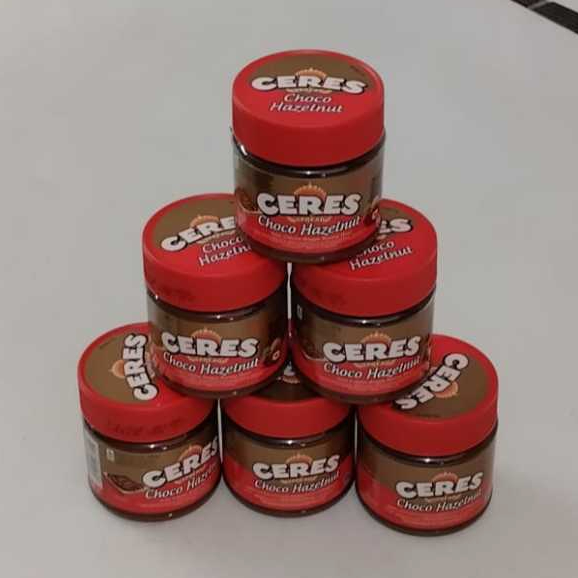 

Ceres Selai Cokelat Rasa Hazelnut Netto180gram Choco Hazelnut Jar Halal BPOM