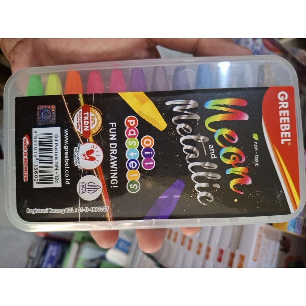 

Crayon Neon Metalik 12Color