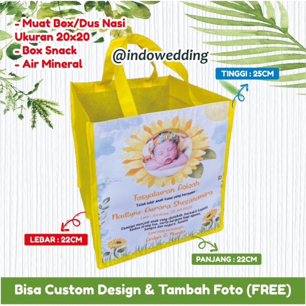 

Tas Aqiqah Termurah Tas Kelahiran Tas Selapan Tedhak Siten Tas Jinjing Goodiebag Termurah Lucu Free Custom