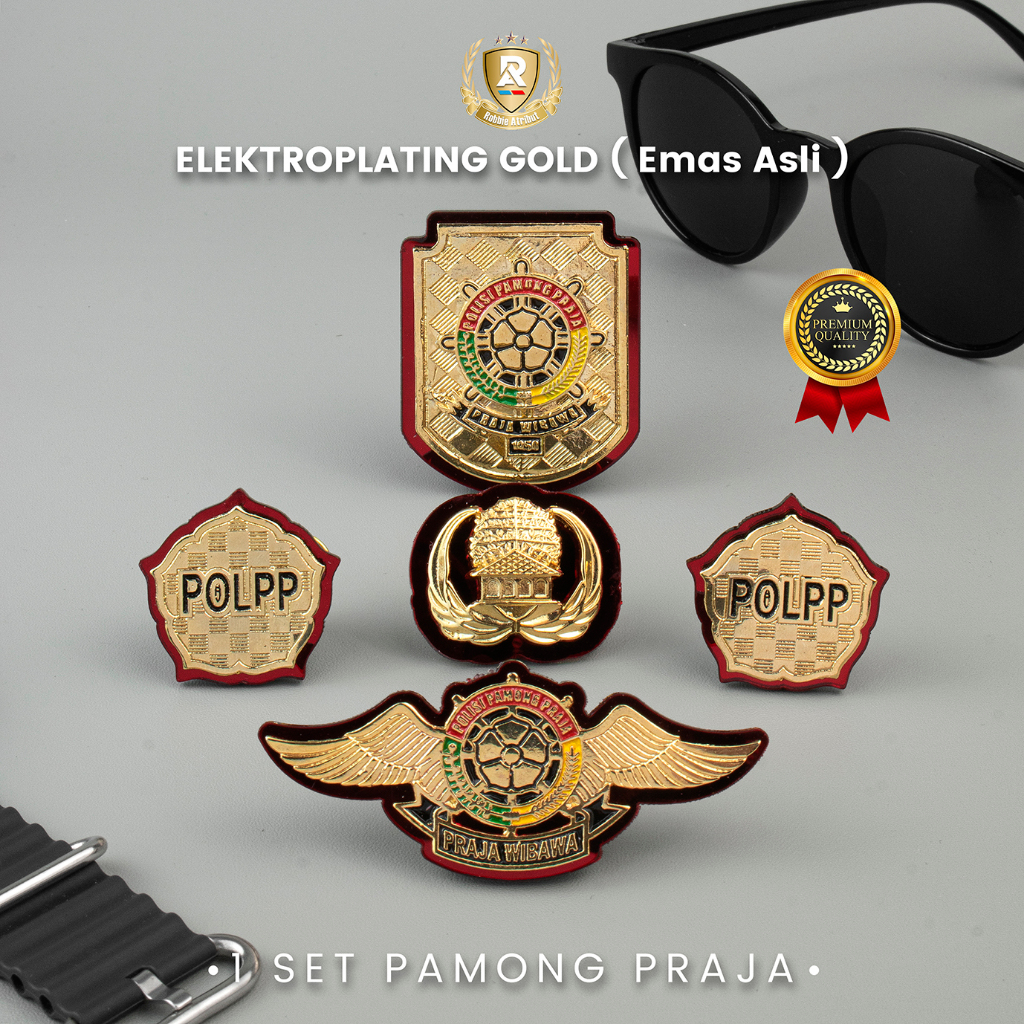 PIN SATPOL PP / MONOGRAM SATPOL PP / WING SATPOL PP / KEWENANGAN SATPO PP / PANGKAT SATPOL PP