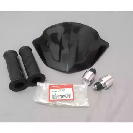 SEPAKET VISOR BEAT CARBU 2008-2012 PLUS HANDGRIP HONDA+JALU PCX BEAT CARBU