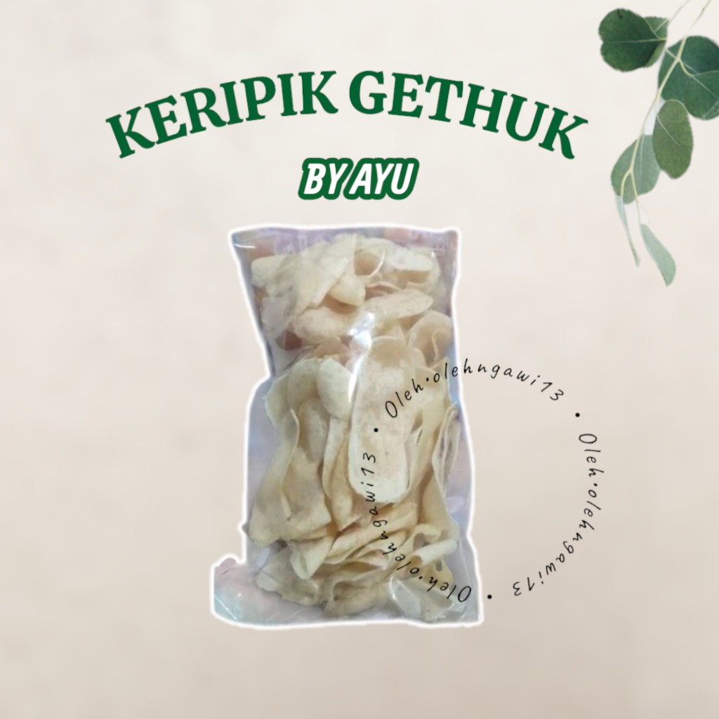 

KERIPIK GETHUK, KERIPIK GURIH, KERIPIK