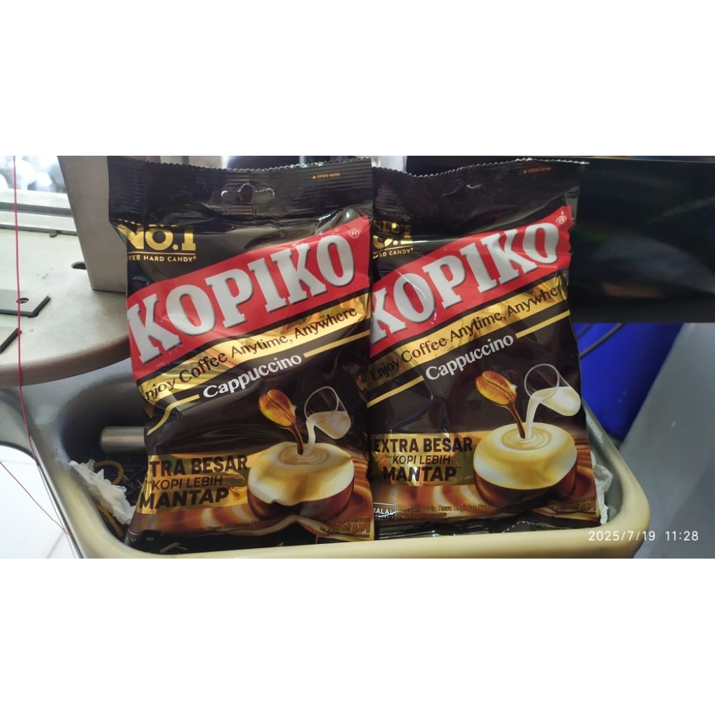 

Permen Kopiko Cappuccino Candy Extra Besar 175gr isi 50 Pcs