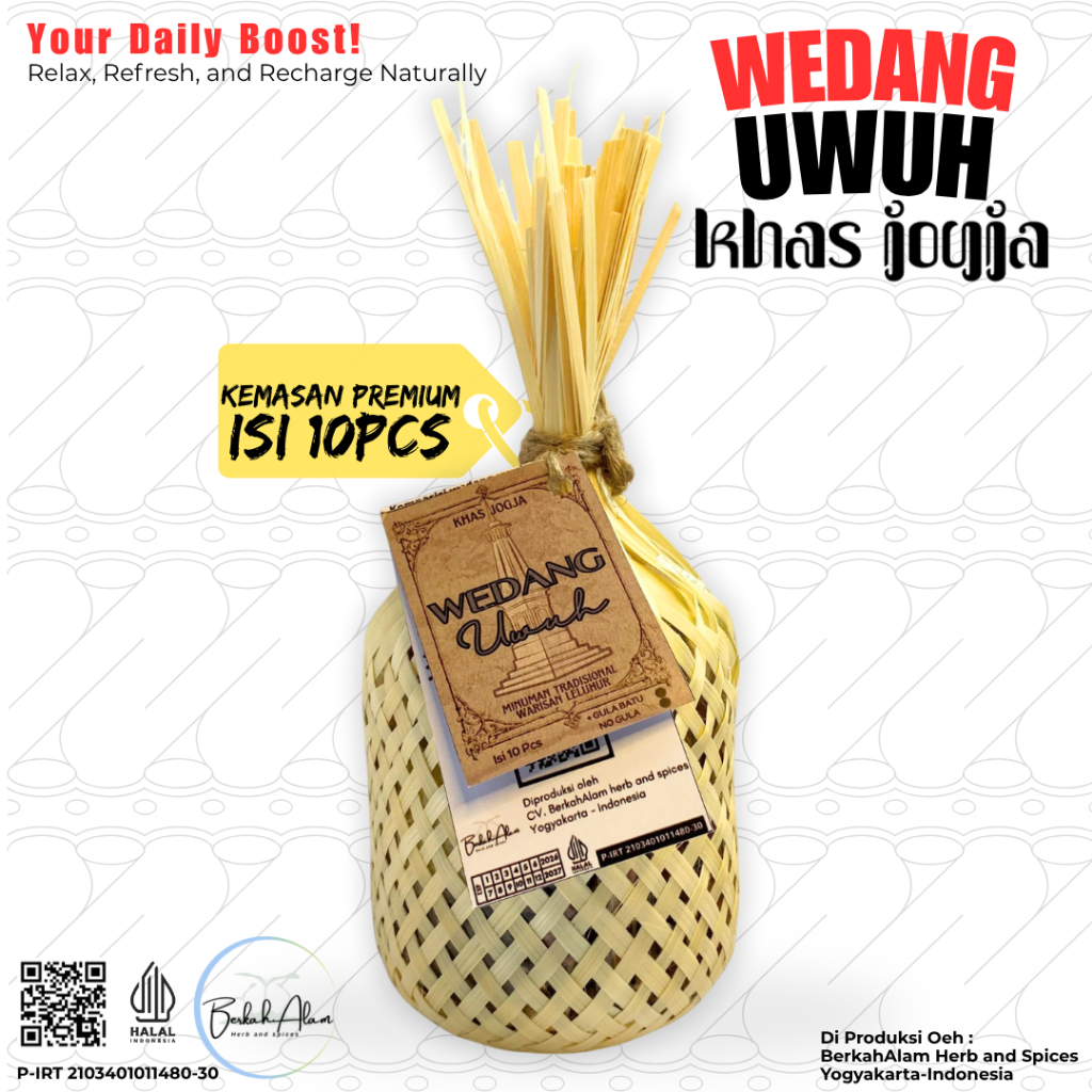 

Wedang uwuh khas jogja rempah komplit isi 10pcs