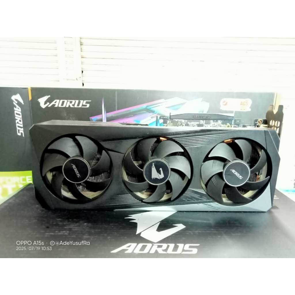 VGA GIGABYTE AORUS GEFORCE RTX 3060 Ti ELITE 8G 256 BIT VGA CARD
