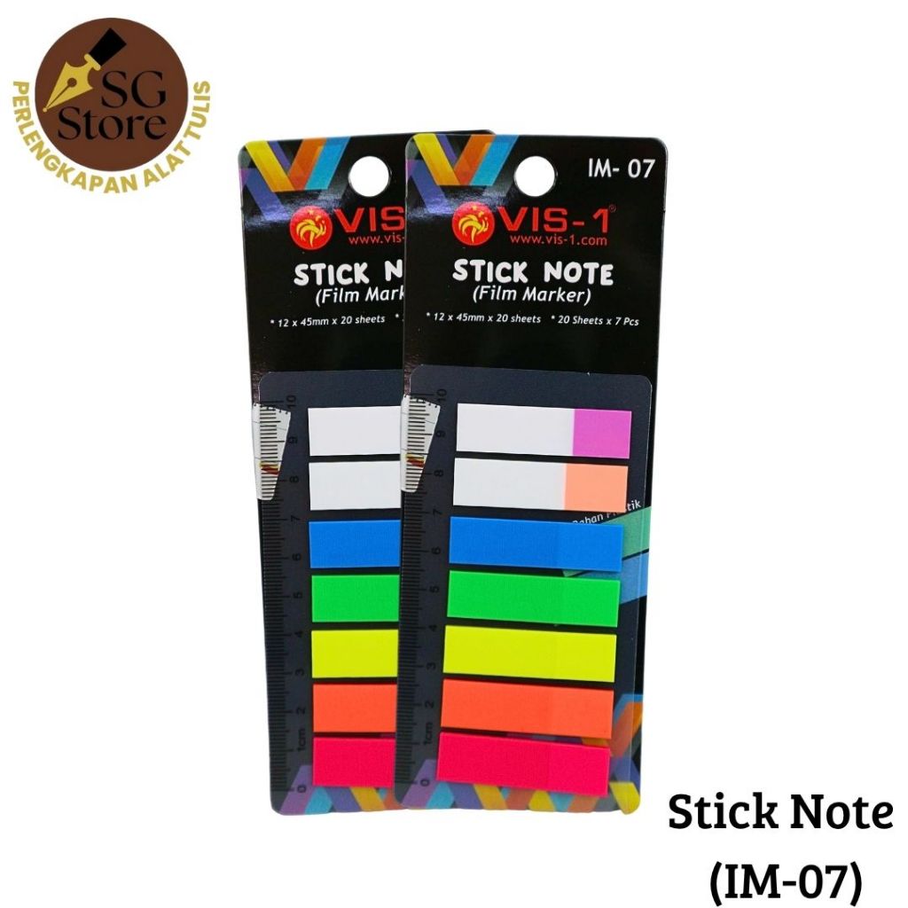 

Index Memo Persegi Panjang / Sticky Note IM-07