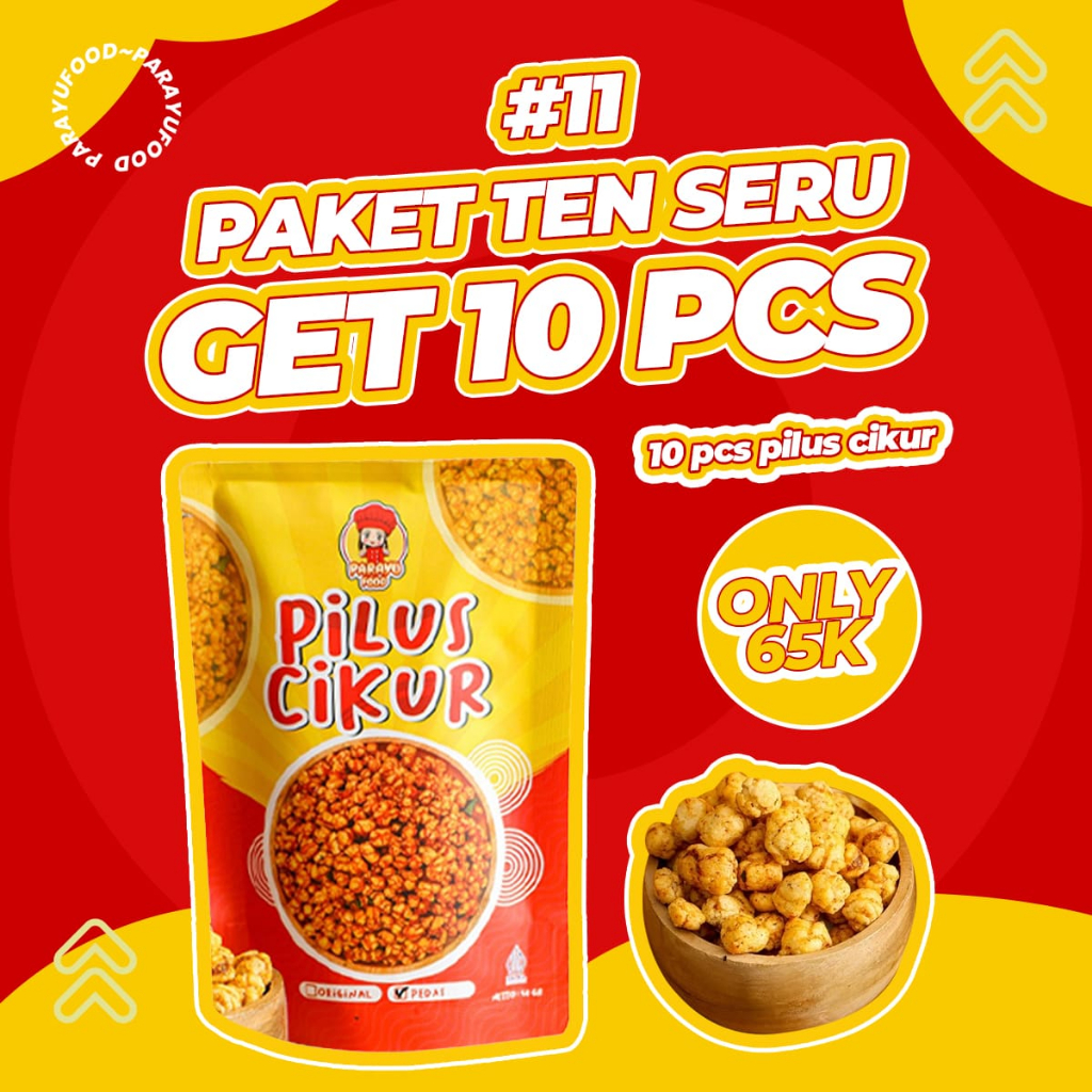 

Parayu Food - Paket 10 Pcs Pilus Cikur Original Daun Jeruk
