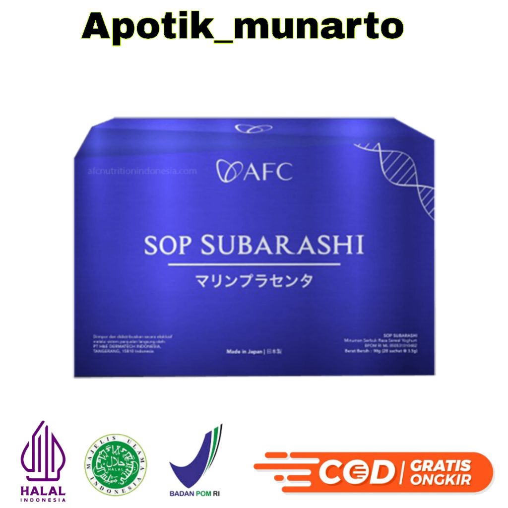 NEW SOP SUBARASHI ASLI ORIGINAL ECER 1 SACHET ORIGINAL AFC