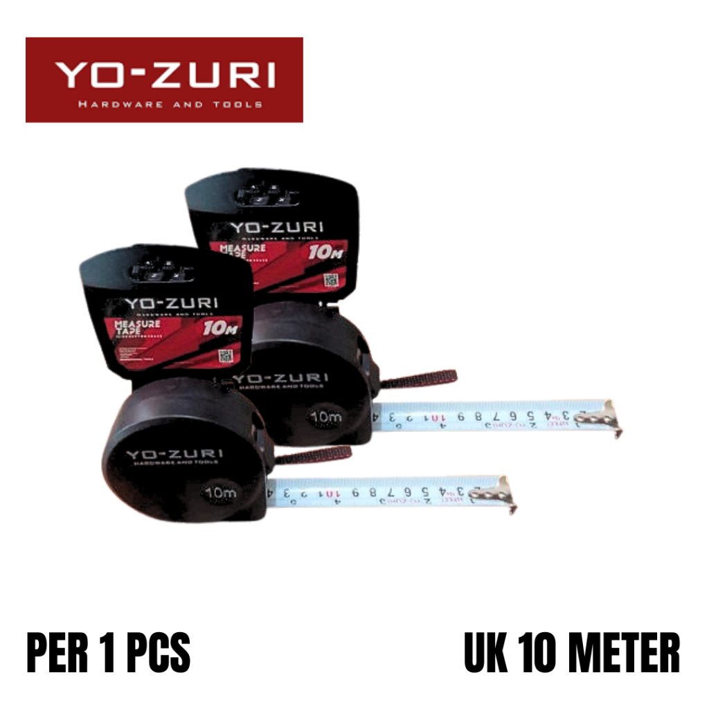 METERAN YOZURI 10M / METERAN BANGUNAN YOZURI / METERAN TUKANG YOZURI