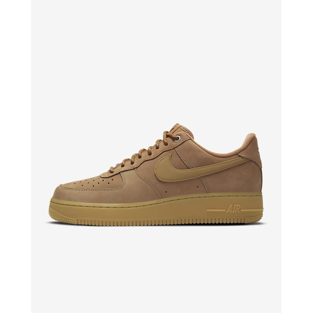 Nike Air Force 1 07 Wb Sneakers Flax Gum Light Brown Original