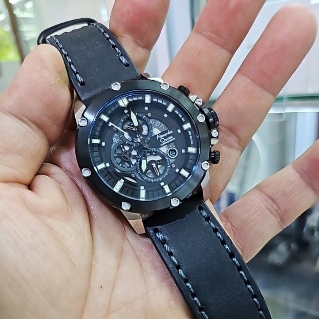jam tangan pria sport ALEXANDRE CHRISTIE 6564 MCLTBBA