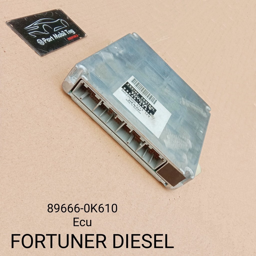 Ecu Komputer Computer Toyota Fortuner Hilux Diesel AT 89666-0K610