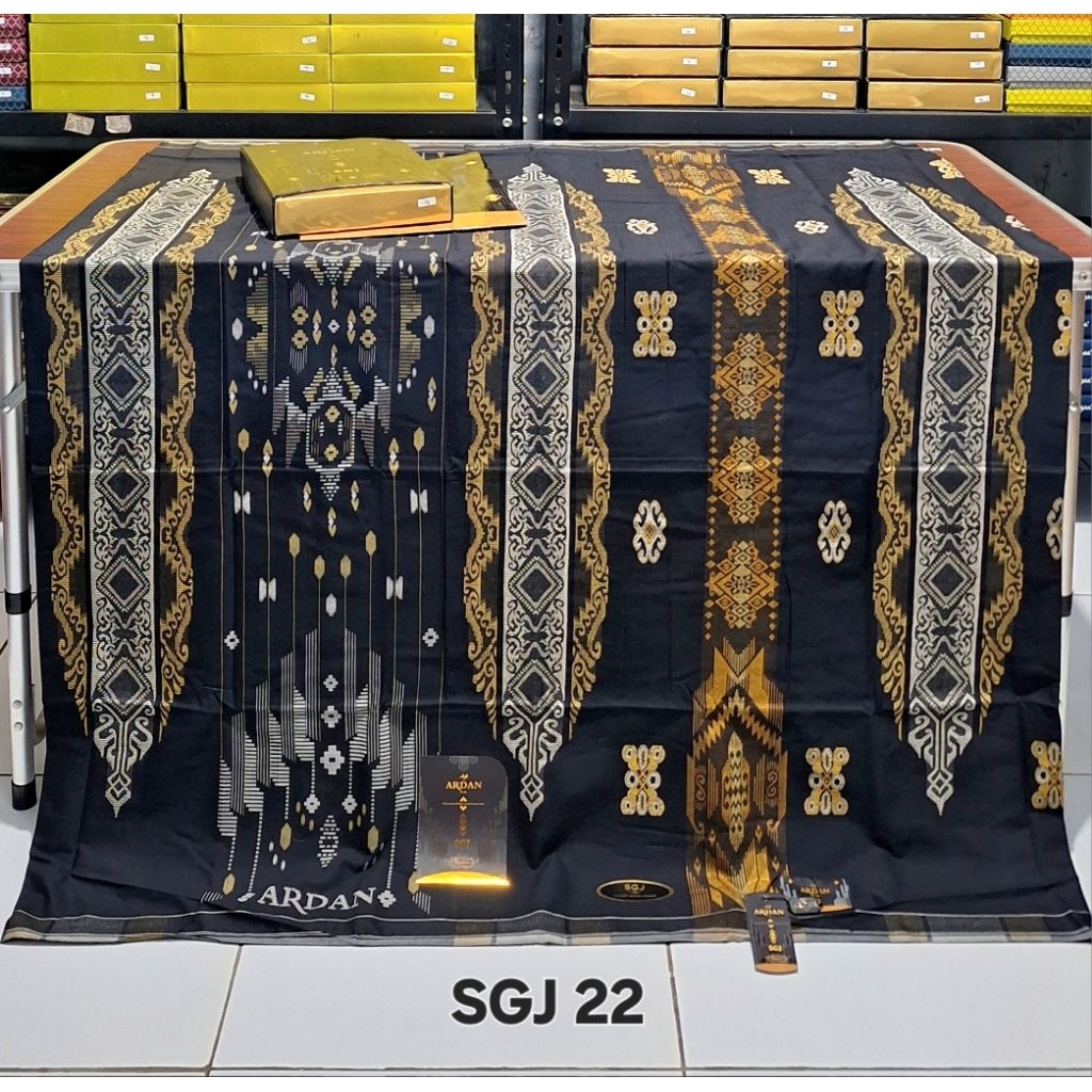 SARUNG ARDAN SGJ GOLD TERBARU ORIGINAL
