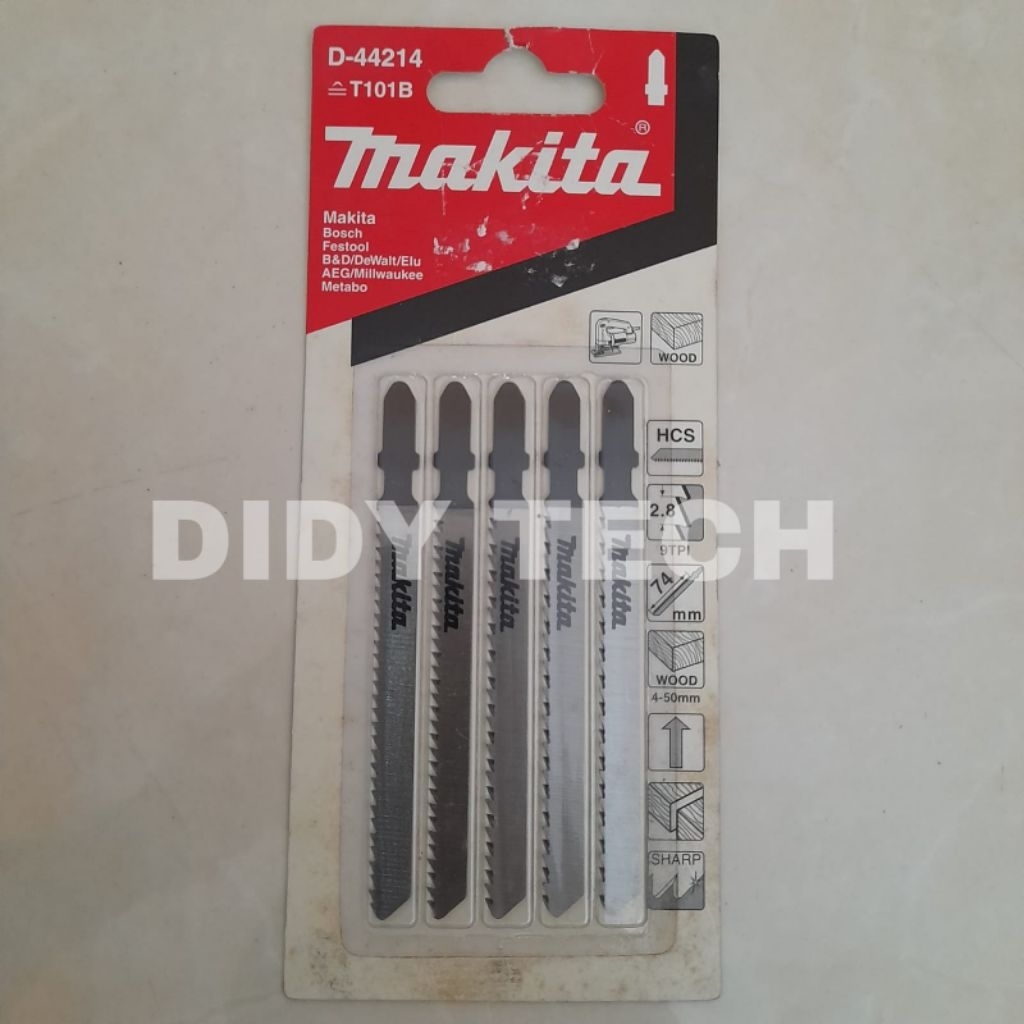 Mata Gergaji Jigsaw Makita T101B (juga dikenal sebagai B10 atau B-10).