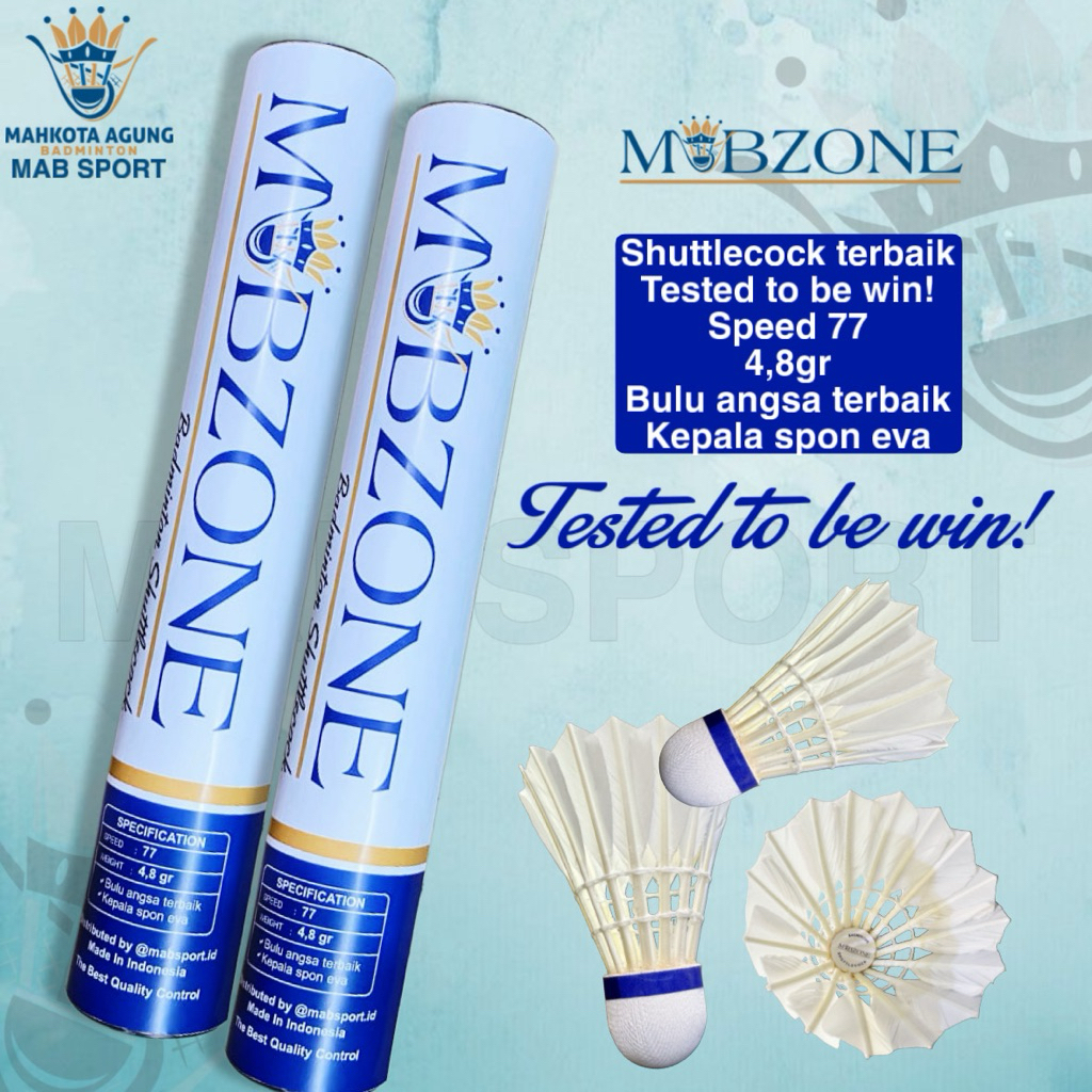 SHUTTLECOCK MABZONE SUPER ORIGINAL TERBAIK AWET