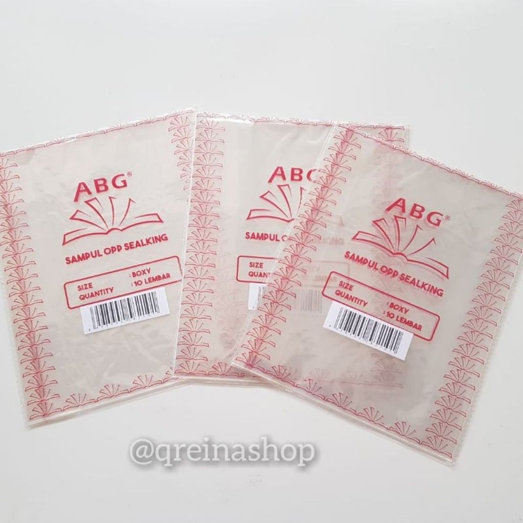 

# Sampul buku ABG Plastik OPP Ukuran Boxy Kwarto Folio LKS / Sampul plastik buku