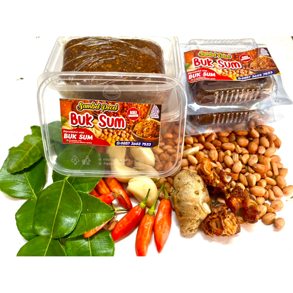 

SAMBEL PECEL BUK SUM / SAMBEL PECEL MURNI KHAS NGANJUK / BUMBU SAMBAL PECEL
