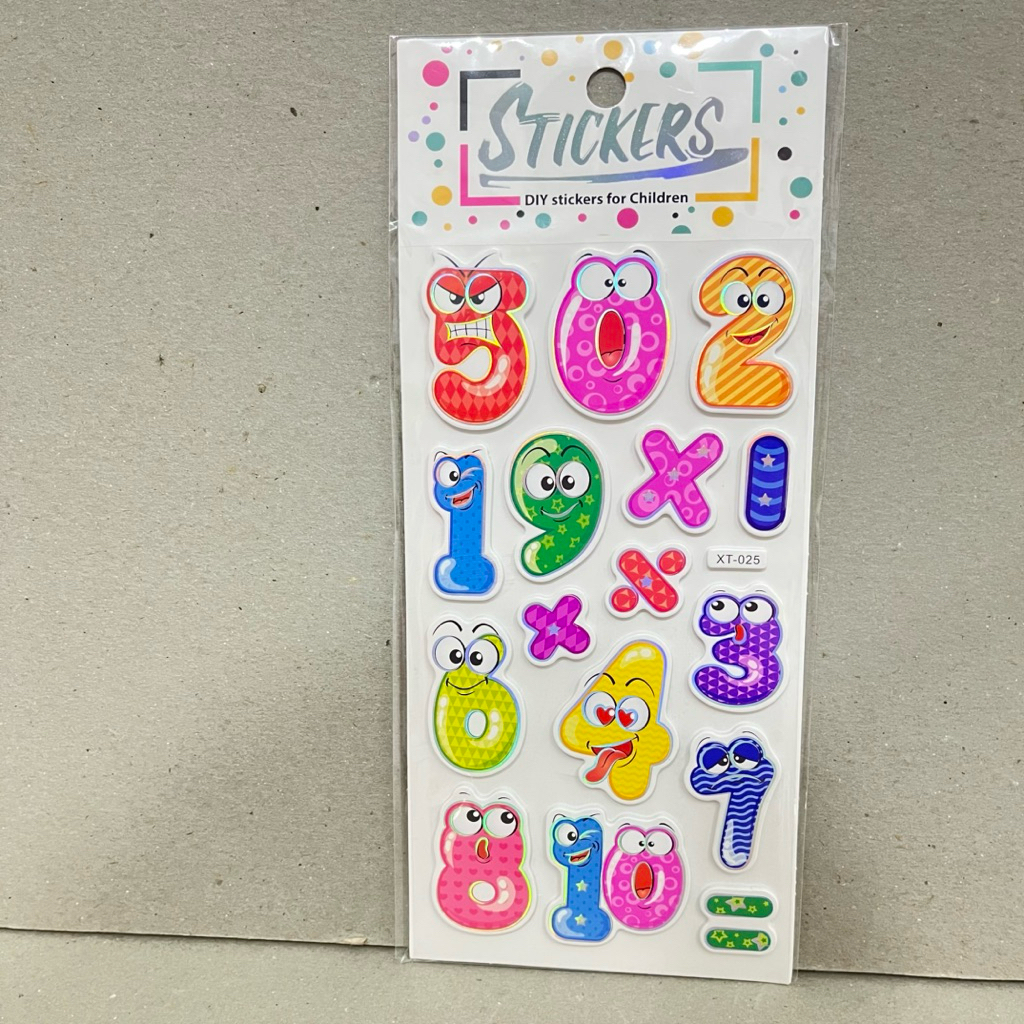 

Stiker Alfabet / Stiker Angka / Stiker DIY