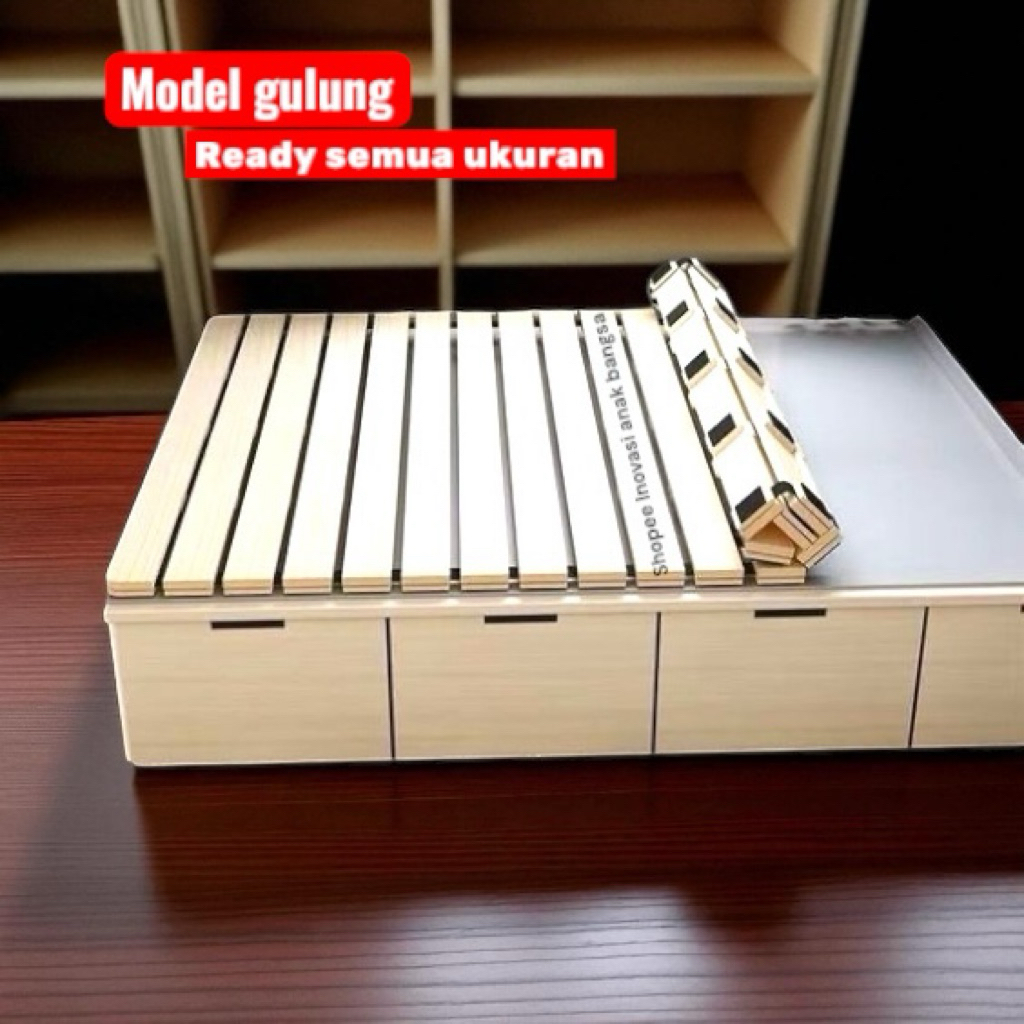 MODEL GULUNG DIPAN KASUR BUSA PALET KAYU
