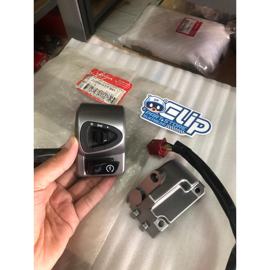 SWITCH ASSY START SCOOPY KARBU SAKLAR STARTER SCOOPY KARBU SWITCH STATER SCOOPY KARBU TOMBOL STATER 