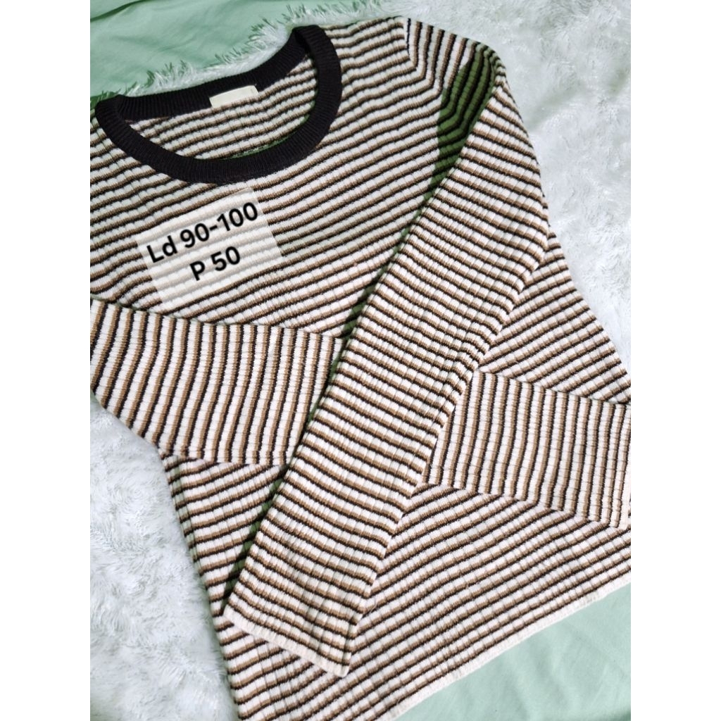 [PRELOVED] knit kaos olga baju celana brand GU uniqlo zara champion