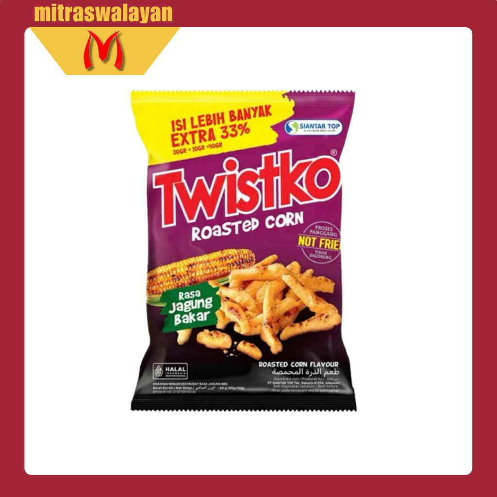

TWISTKO Snack Stick Jagung Bakar Kemasan 70 gr